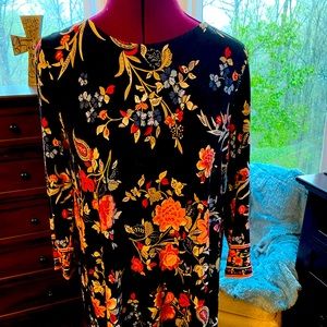 LOFT Dress with bow behind neck.  Size Small.